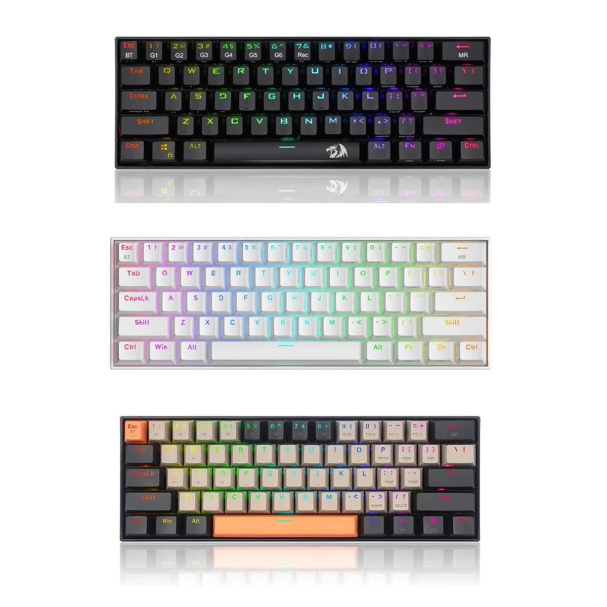 کیبورد استوک گیمینگ ردراگون مدل Redragon K530 PRO RGB