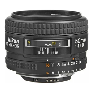لنز دوربین استوک نیکون مدل Nikon AF NIKKOR 50mm f/1.4D