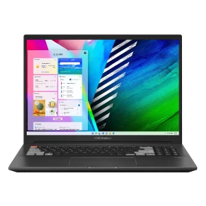 لپ تاپ استوک گرافیک دار 16 اینچی ایسوس مدل Asus Vivobook Pro 16X OLED M7600QE R9 5900HX 32GB 1TB SSD RTX 3050 Ti 4GB 4K