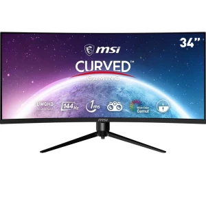 مانیتور استوک 34 اینچی گیمینگ خمیده ام اس آی مدل MSI MAG 342CQ