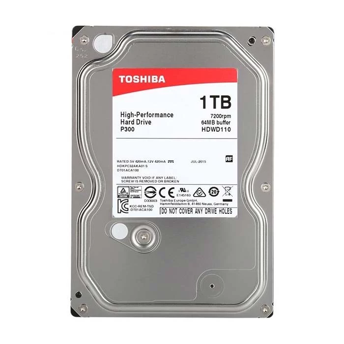 هارد اینترنال استوک توشیبا مدل Toshiba P300 PC 1TB