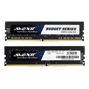 رم دسکتاپ استوک DDR4 دو کاناله 2400 مگاهرتز CL16 اوکسیر مدل Avexir Budget ظرفیت 16 گیگابایت
