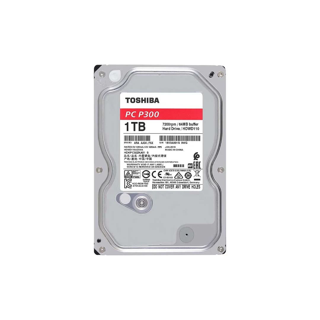 هارد اینترنال استوک توشیبا مدل Toshiba P300 PC 1TB