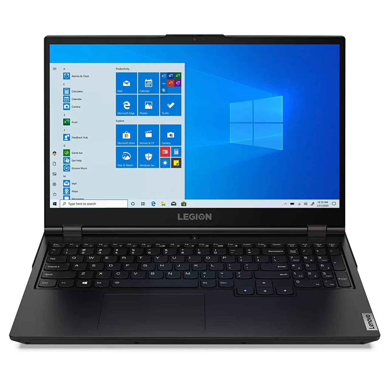 لپ تاپ استوک گرافیک دار 15.6 اینچی لنوو مدل Lenovo Legion 5 Core i7 10750H 16GB 512SSD GTX 1660 Ti 6GB