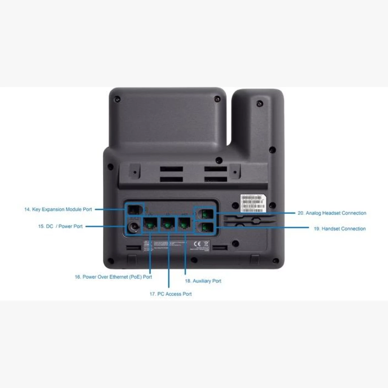تلفن تحت شبکه استوک سیسکو مدل Cisco CP6851