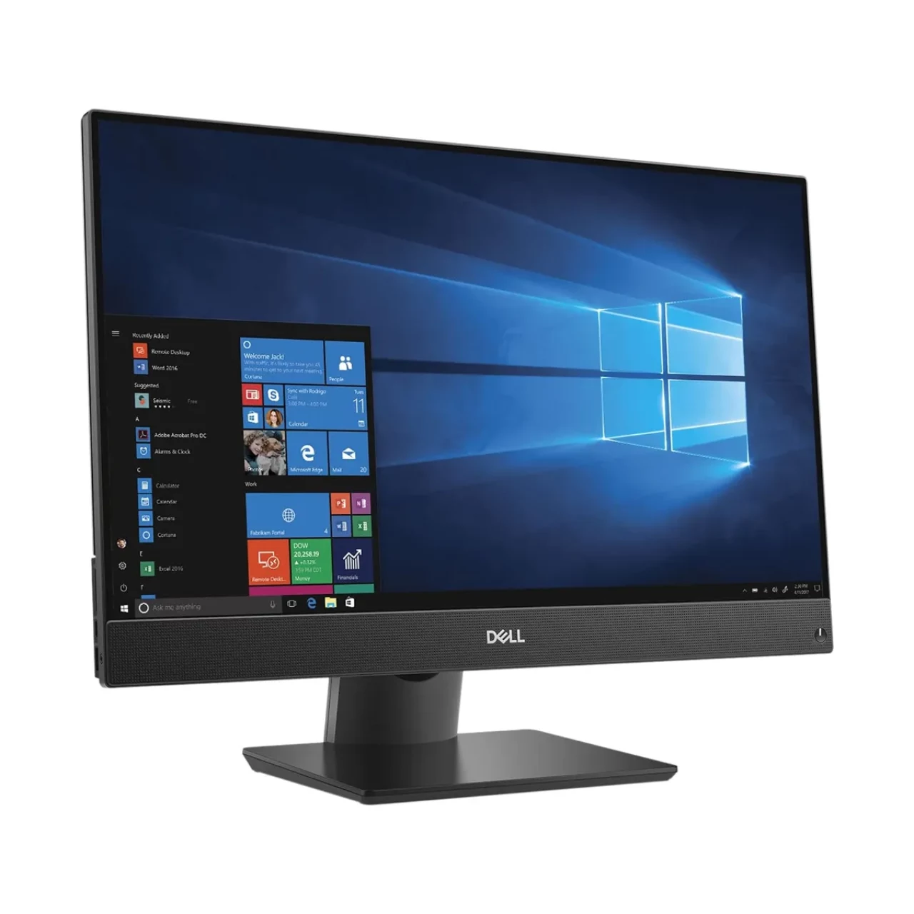 آل این وان استوک لمسی گرافیک دار 24 اینچی دل مدل Dell Optiplex 7460 Core i5 8500 8GB 256SSD GTX 1050 4GB
