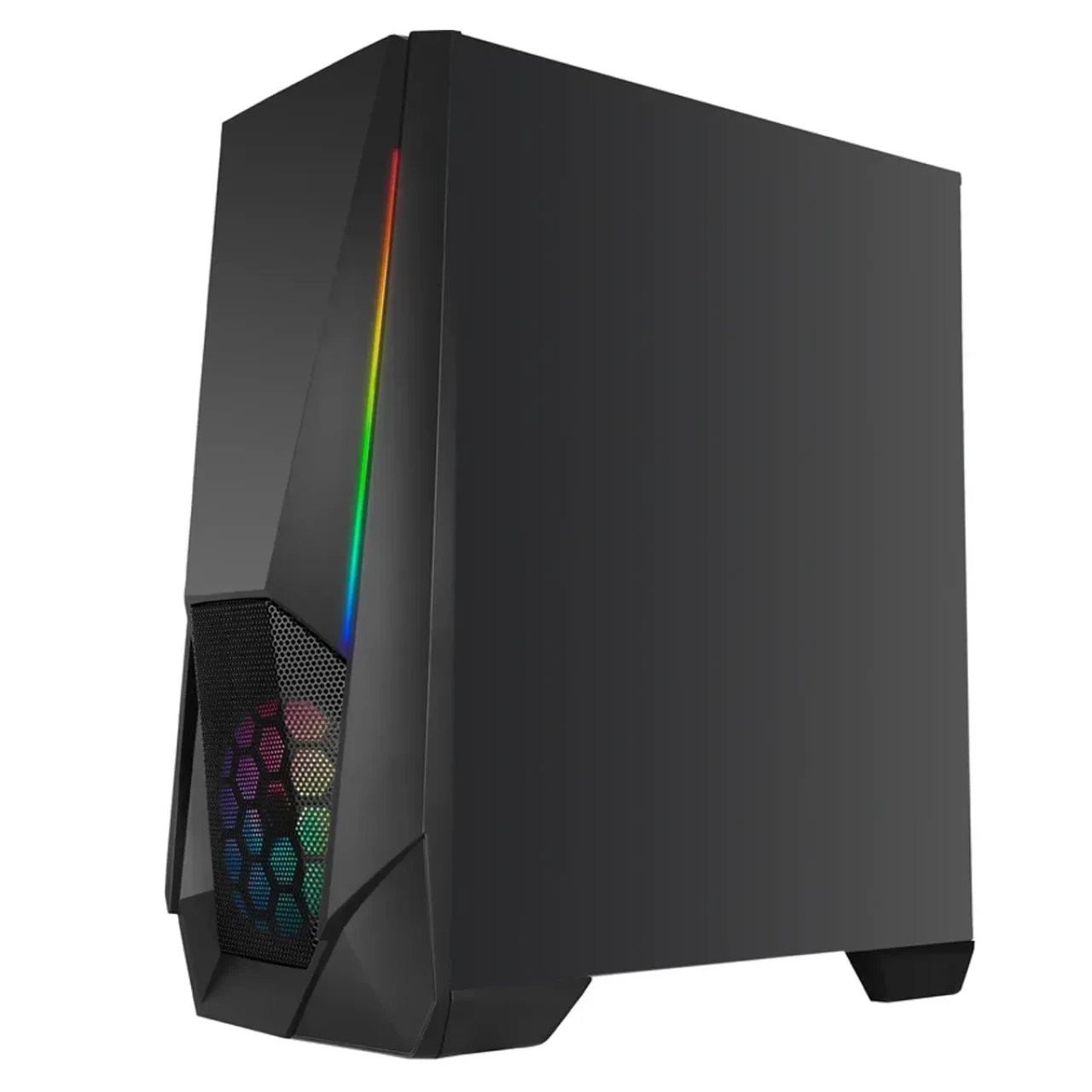 کیس کاستوم شده استوک گیمینگ با مادربرد H610 مشخصات Core i3 13100F 16GB 512SSD GTX 1660 Ti 6GB