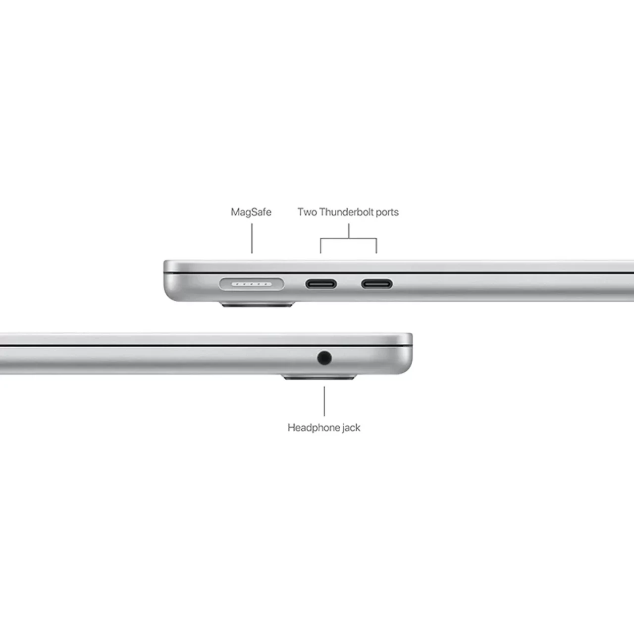 لپ تاپ استوک 13.6 اینچی اپل مدل Apple MacBook Air 2024 M3 8GB 512SSD