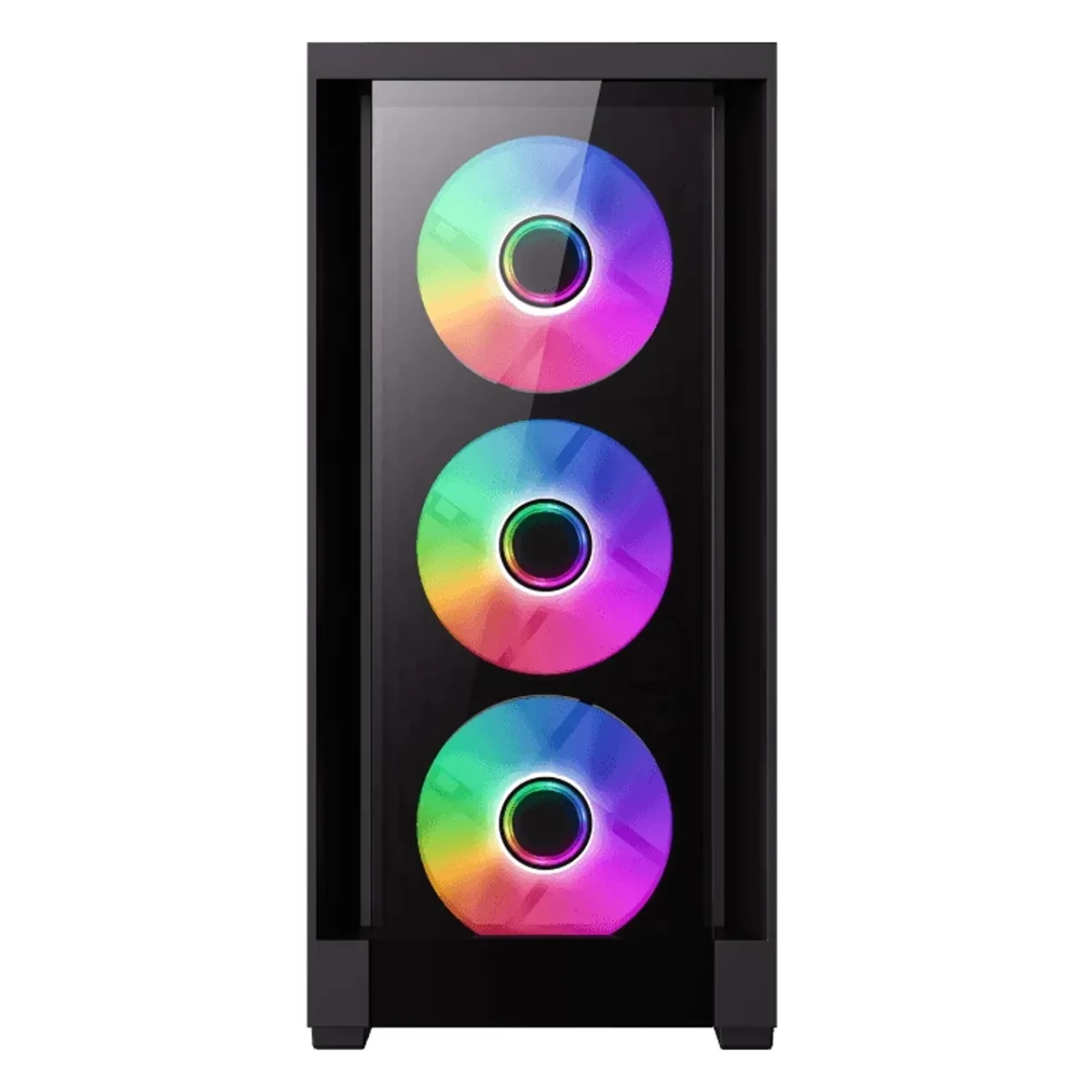 کیس کاستوم شده استوک گیمینگ با مادربرد Asus Prime Z270 مشخصات Core i7 7700K 32GB 512SSD, 512HDD RX 5700 8GB