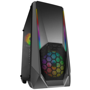 کیس کاستوم شده استوک گیمینگ با مادربرد H510 مشخصات Core i5 11400F 16GB 256SSD RX 580 8GB