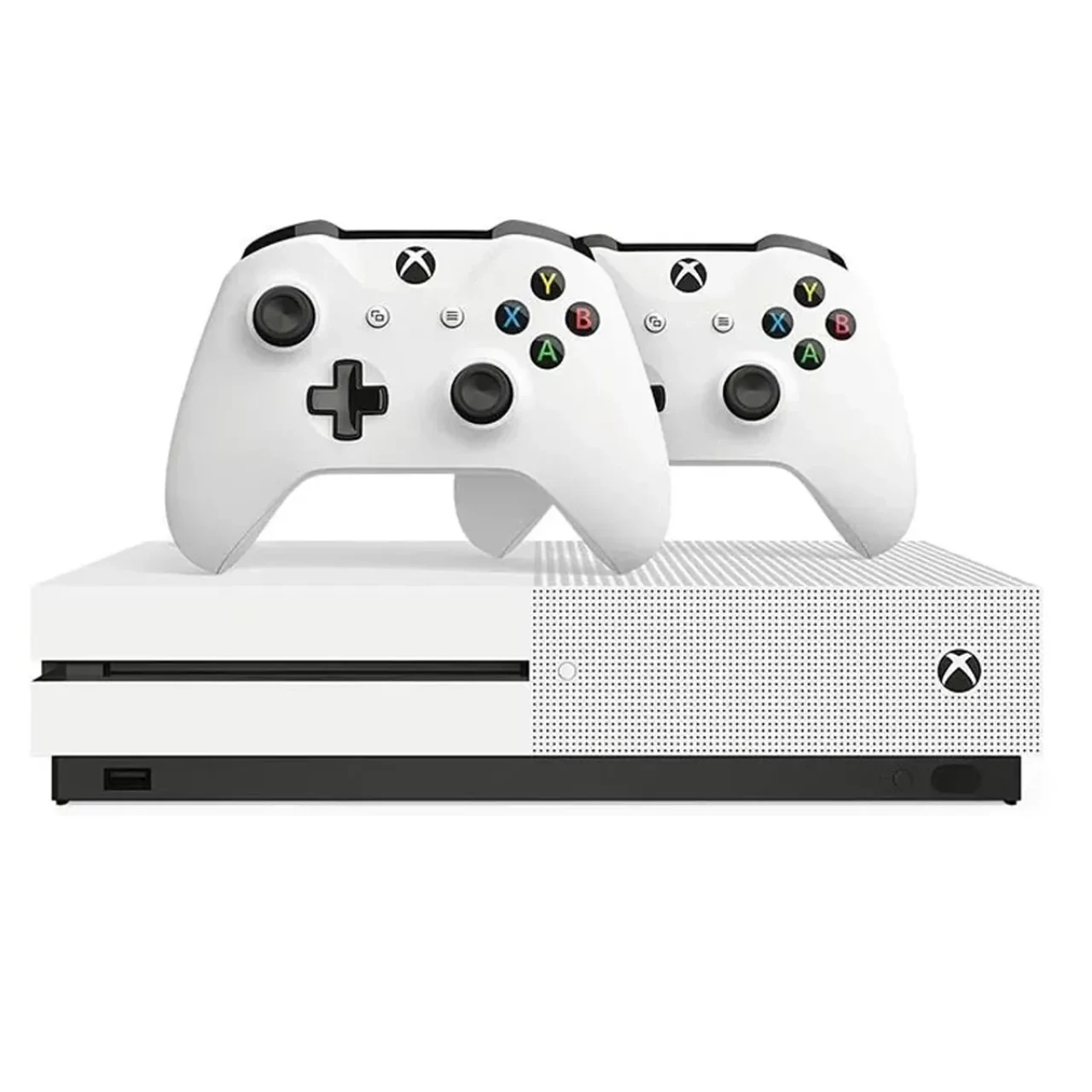 کنسول بازی استوک مایکروسافت مدل Microsoft Xbox One S Standard 1TB دو دسته