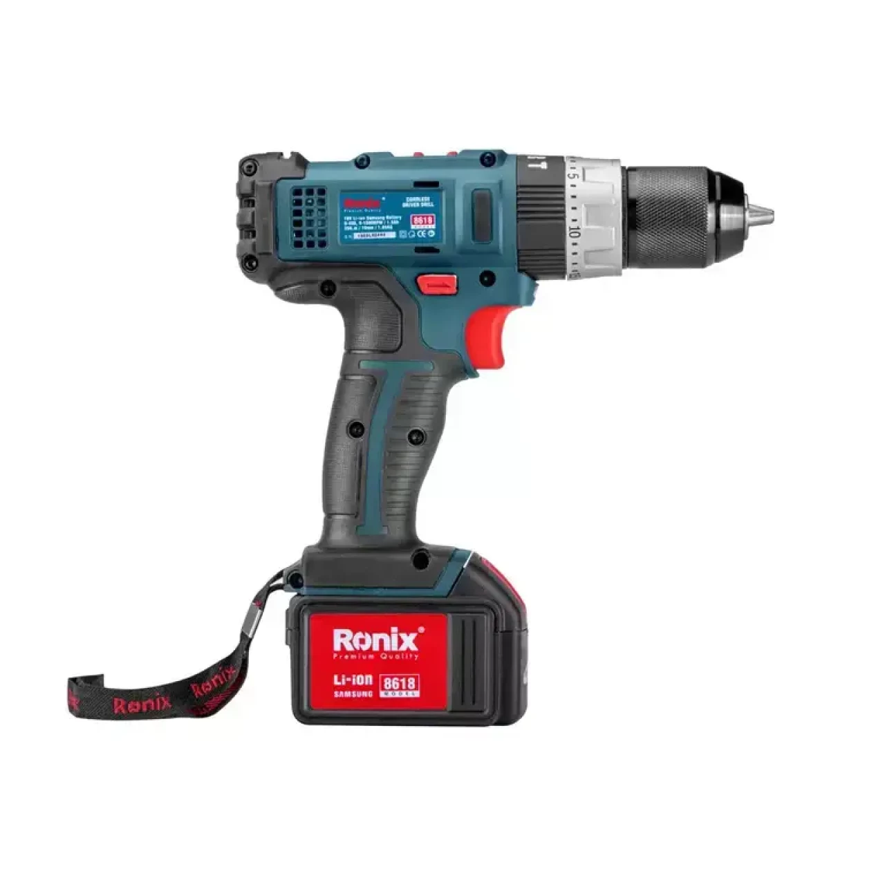 پیچ‌ گوشتی شارژی استوک چکشی رونیکس مدل Ronix 8618