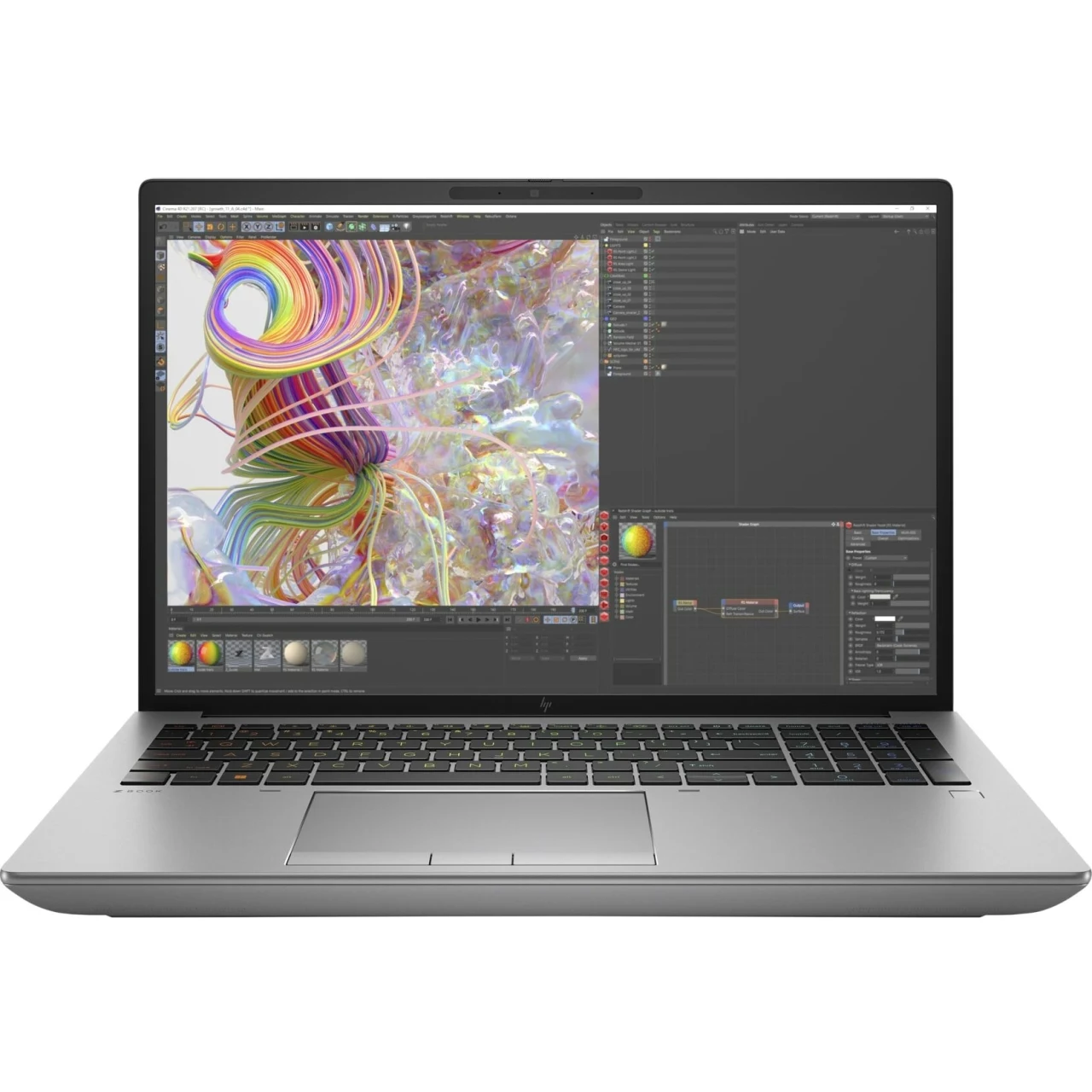 لپ تاپ استوک گرافیک دار 16 اینچی اچ پی مدل HP ZBook Fury 16 G9 Core i7 12850HX 16GB 512SSD A1000 4GB