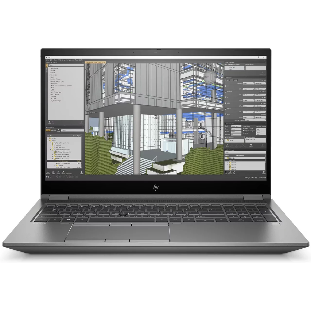 لپ تاپ استوک گرافیک دار 15.6 اینچی اچ پی مدل HP ZBook Fury 15 G7 Core i7 10850H 32GB 512SSD T2000 4GB