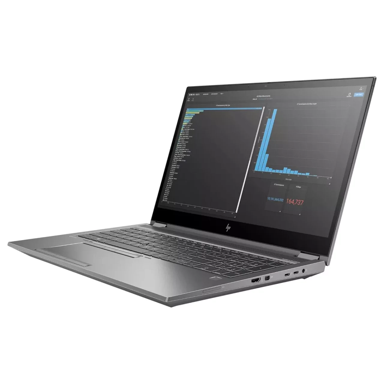 لپ تاپ استوک گرافیک دار 15.6 اینچی اچ پی مدل HP ZBook Fury 15 G7 Core i7 10750H 16GB 512SSD T2000 4GB