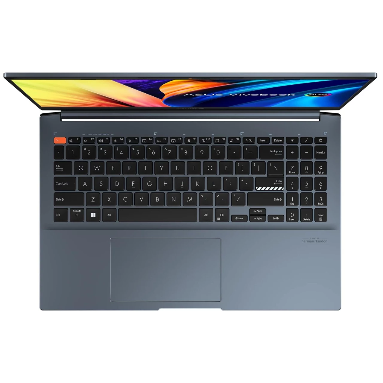 لپ تاپ استوک گرافیک دار 15.6 اینچی ایسوس مدل Asus Vivobook Pro 15 K660HE Core i7 11800H 16GB 512SSD RTX 3050 Ti 4GB 2K