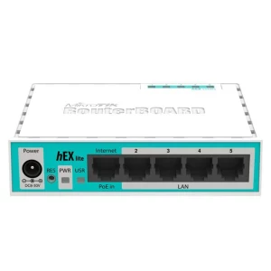 روتر استوک میکروتیک مدل MikroTik RB750r2 hEX lite