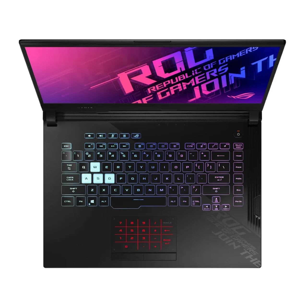 لپ تاپ استوک گرافیک دار 15.6 اینچی ایسوس مدل Asus ROG Strix G15 G512LV Core i7 10750H 16GB 512SSD RTX 2060 6GB