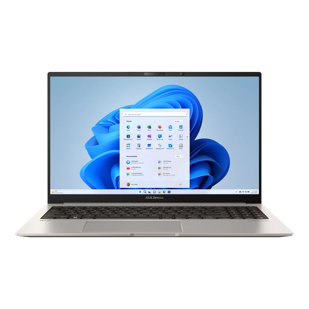 لپ تاپ استوک 15.6 اینچی ایسوس مدل Asus Zenbook 15 OLED UM3504 R7 7735U 16GB 1TB SSD 2K