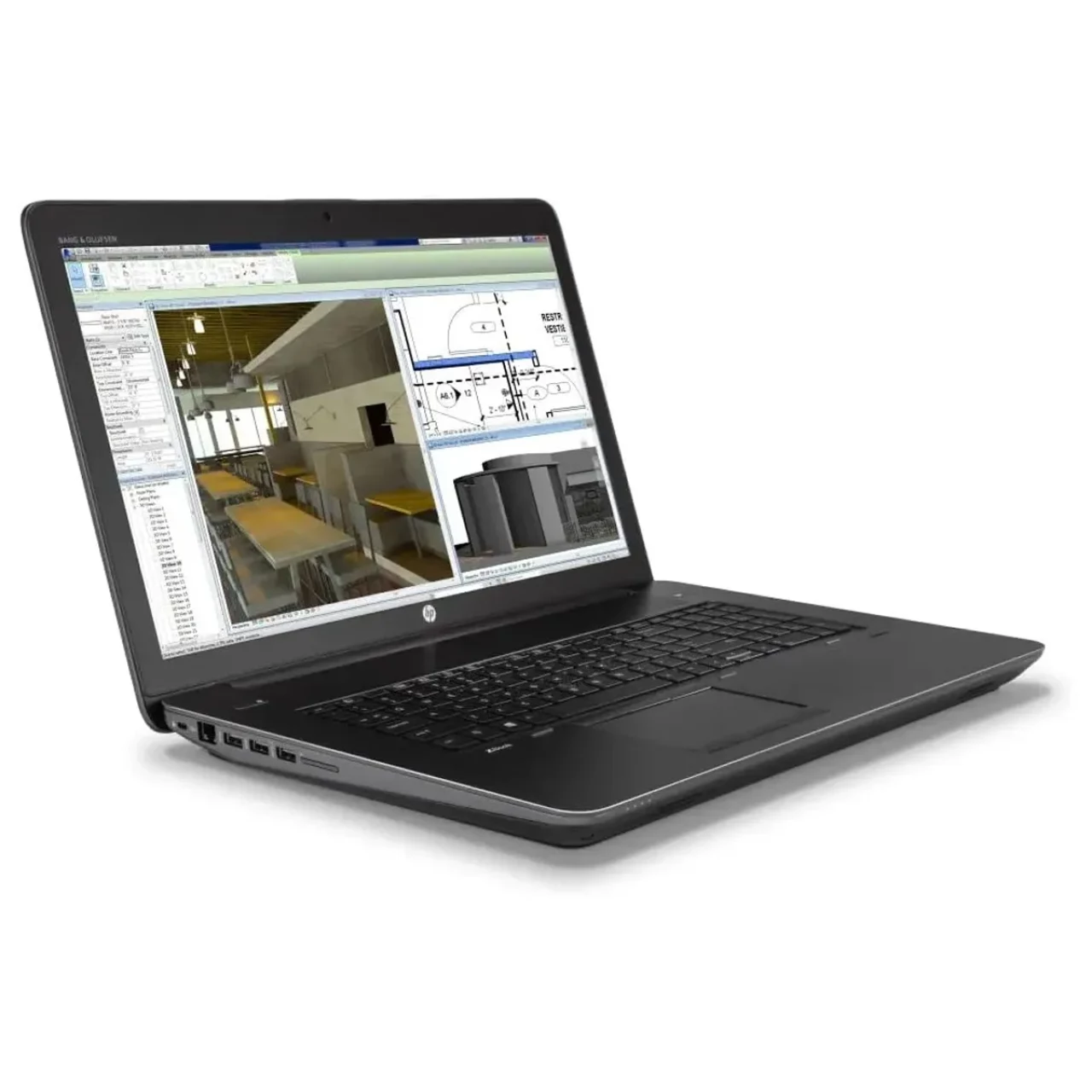 لپ تاپ استوک گرافیک دار 17.3 اینچی اچ پی مدل HP ZBook 17 G3 Core i7 6820HQ 16GB 512SSD M5000M 8GB