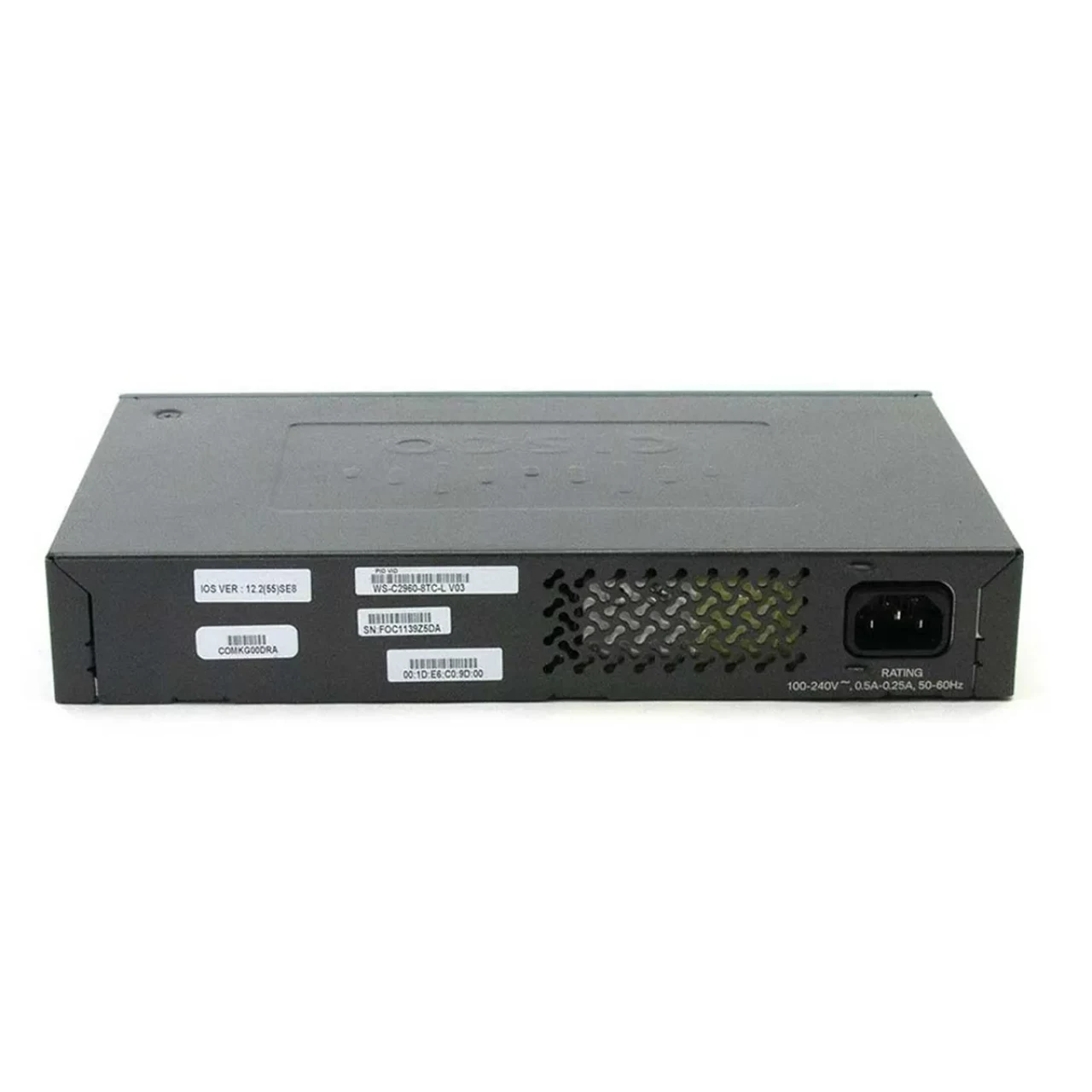 سوئیچ استوک 8 پورت سیسکو مدل Cisco Catalyst WS-C2960-8TC-L
