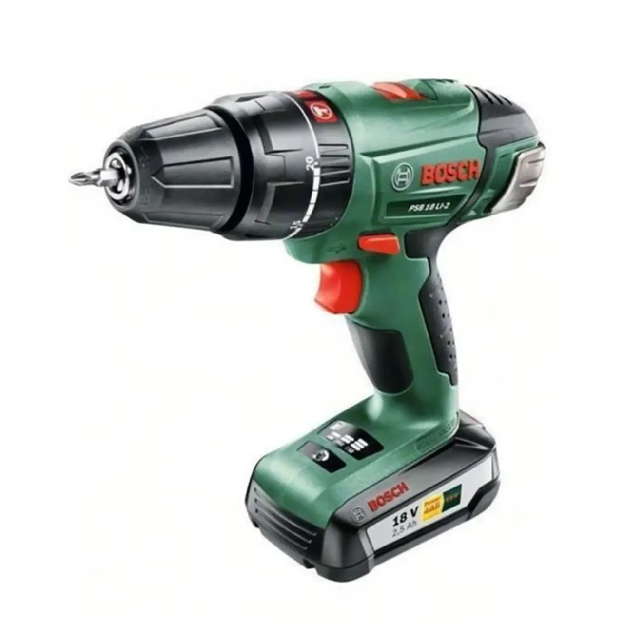 پیچ گوشتی شارژی استوک چکشی بوش مدل Bosch PSB 18 LI-2