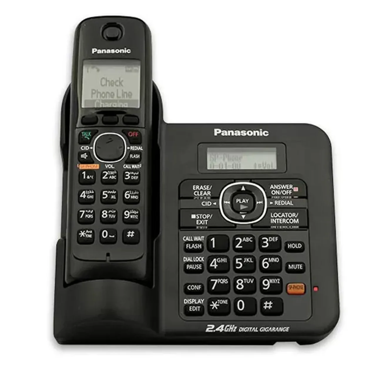 تلفن استوک بی‌سیم پاناسونیک مدل Panasonic KX-TG3821