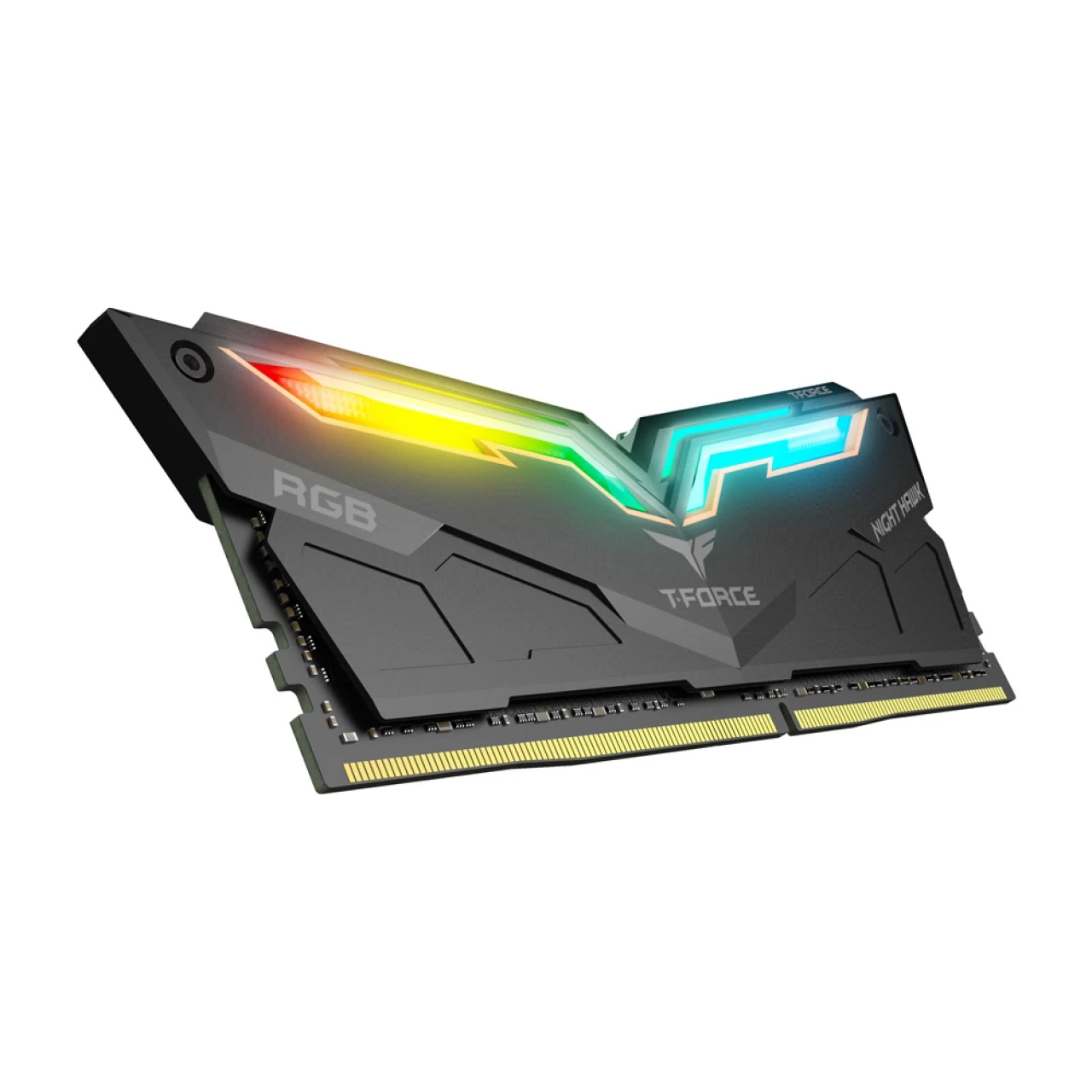 رم دسکتاپ استوک DDR4 دو کاناله 3200 مگاهرتز CL16 تیم گروپ مدل NIGHT HAWK RGB ظرفیت 32 گیگابایت
