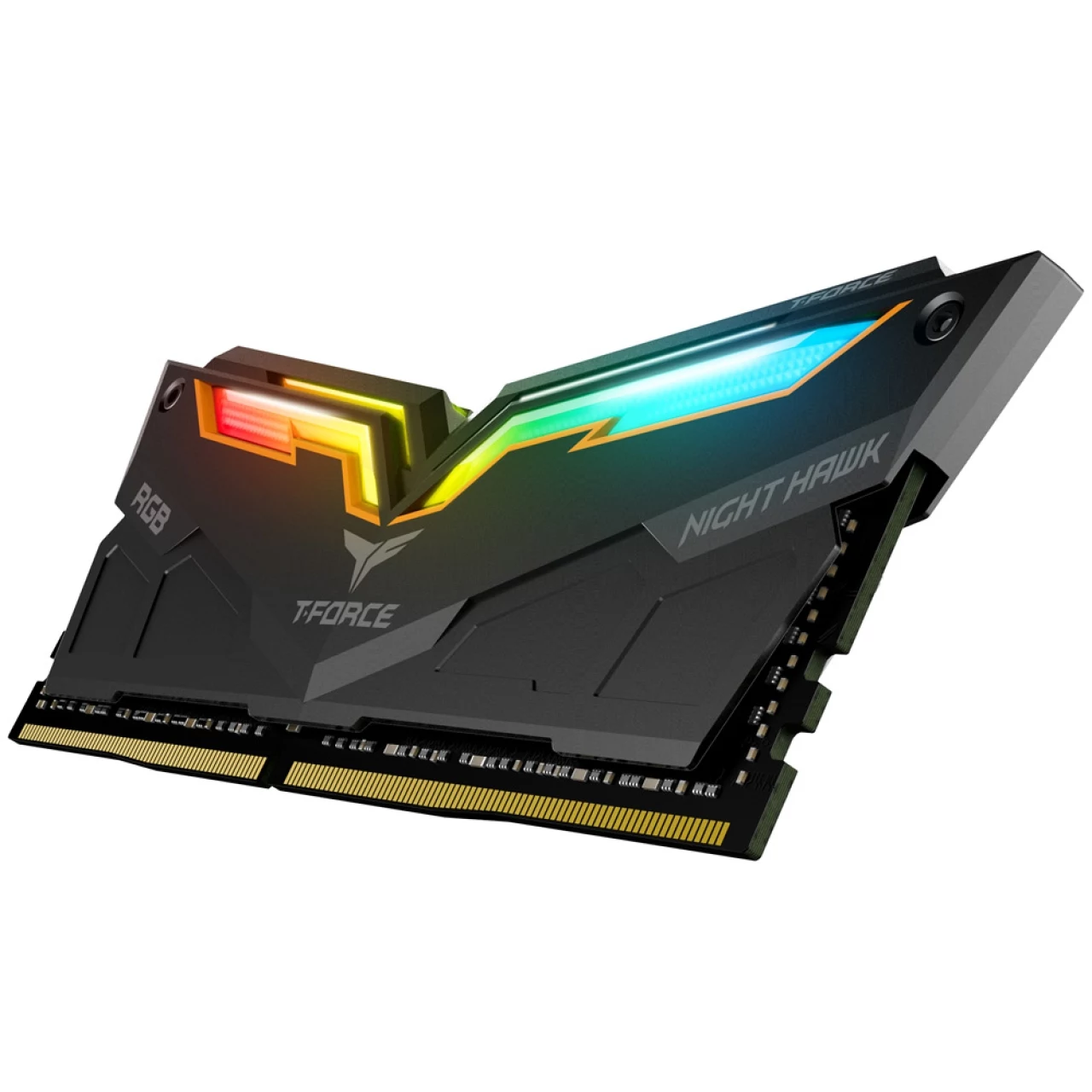 رم دسکتاپ استوک DDR4 دو کاناله 3200 مگاهرتز CL16 تیم گروپ مدل NIGHT HAWK RGB ظرفیت 32 گیگابایت