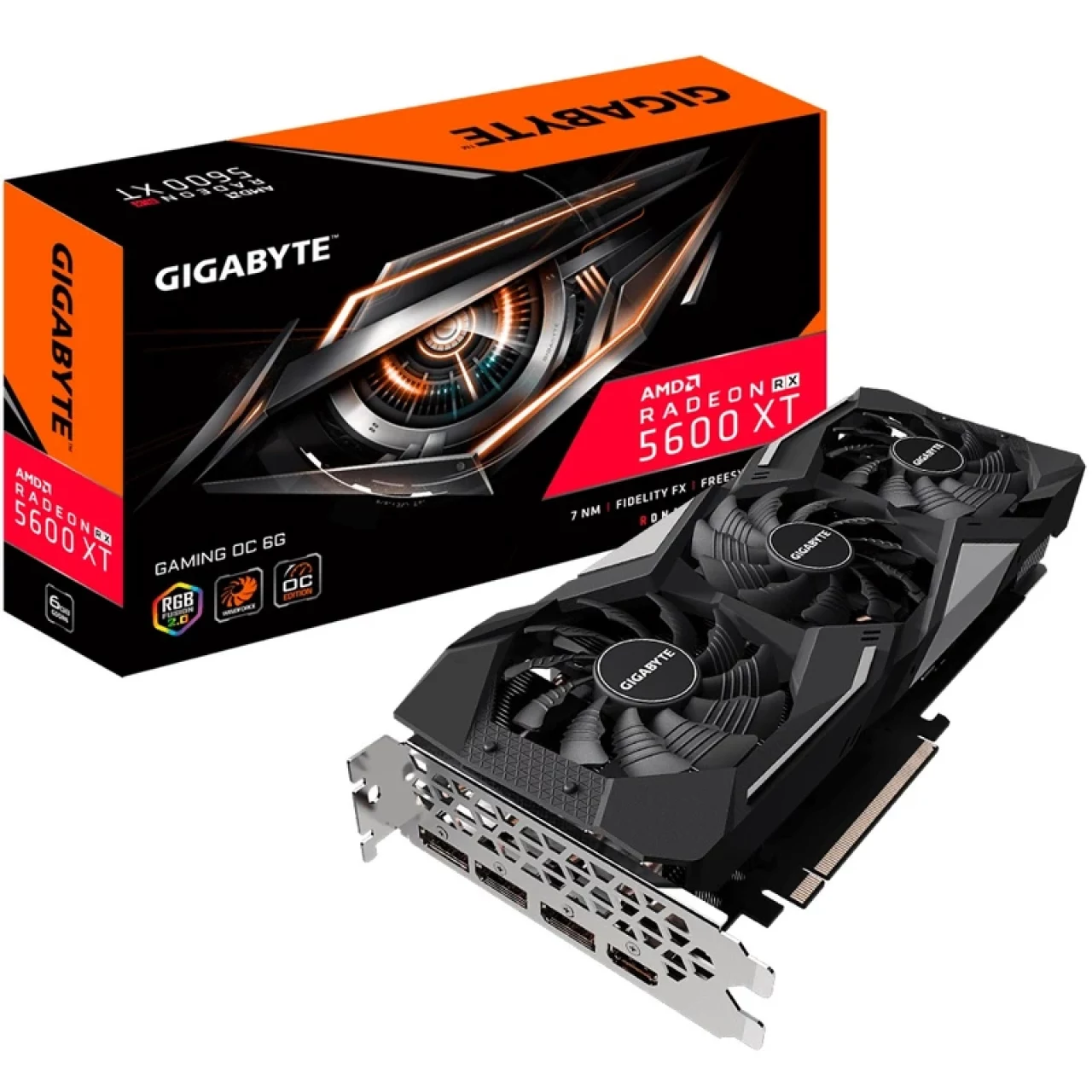 کارت گرافیک استوک گیگابایت مدل GIGABYTE Radeon RX 5600 XT GAMING 6G