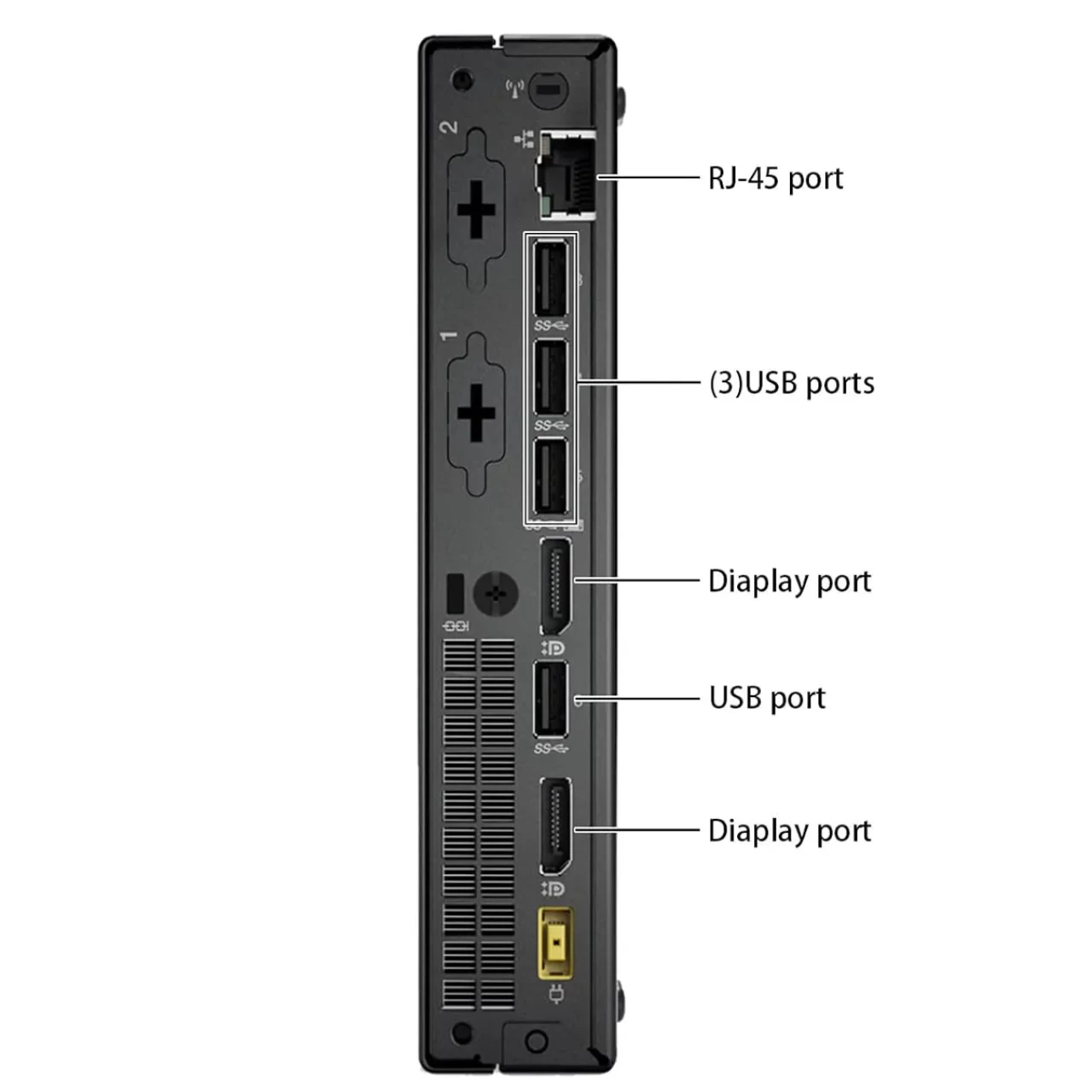 کیس استوک لنوو مدل Lenovo ThinkCentre M710q Core i5 6500T 8GB 512HDD