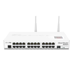 روتر سوئیچ استوک 24 پورت میکروتیک مدل MikroTik CRS125-24G-1S-2HnD-IN