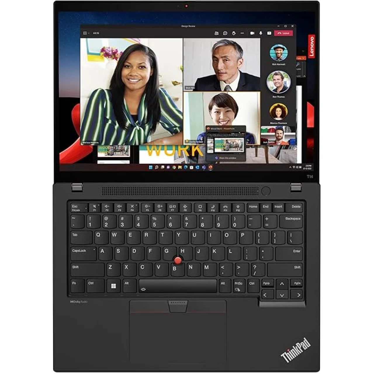 لپ تاپ استوک سیم کارت خور 14 اینچی لنوو مدل Lenovo ThinkPad T14 Gen 3 Core i7 1260P 16GB 512SSD