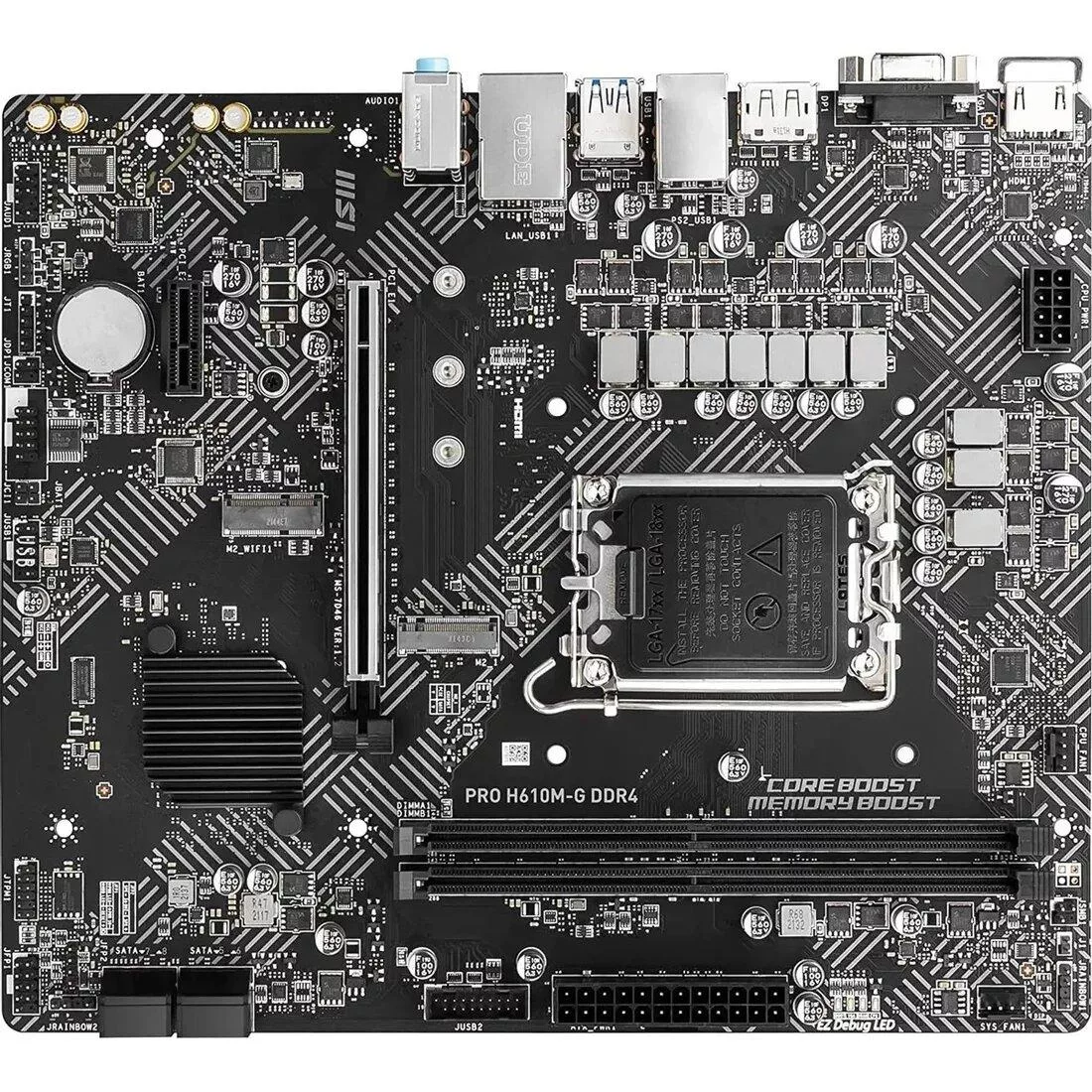 مادربرد استوک ام اس آی مدل MSI H610M DDR4