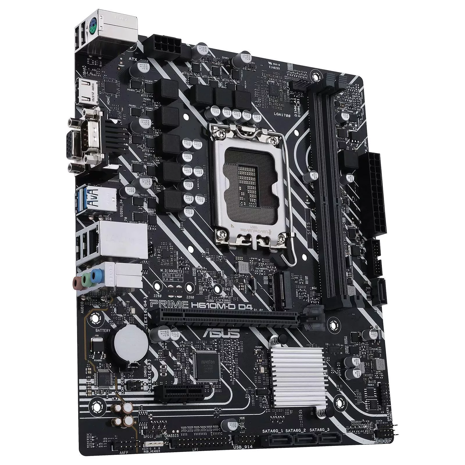 مادربرد استوک ایسوس مدل ASUS H610M DDR4