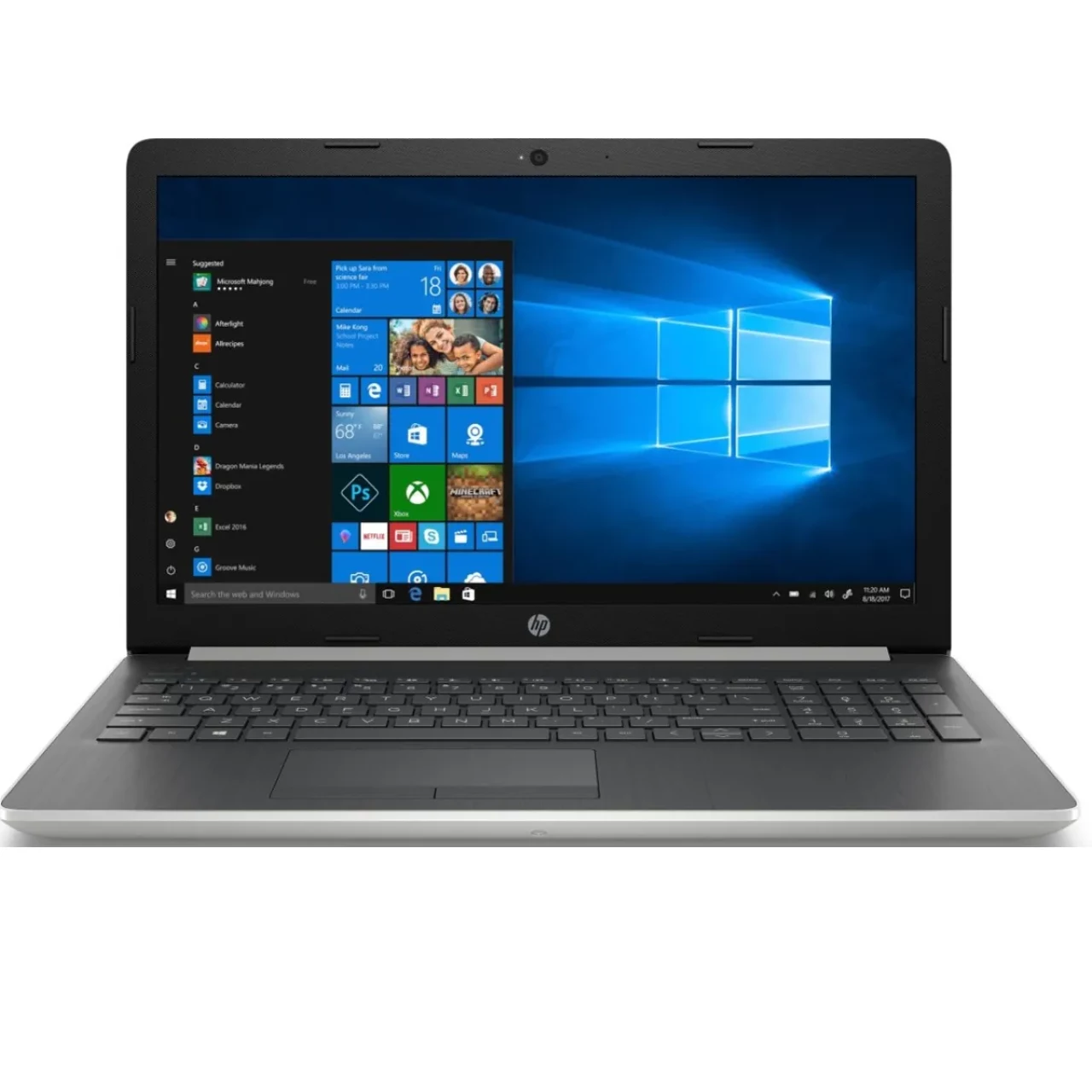 لپ تاپ استوک لمسی 15.6 اینچی اچ پی مدل HP Laptop 15 core i5 7200U 8GB 256GB