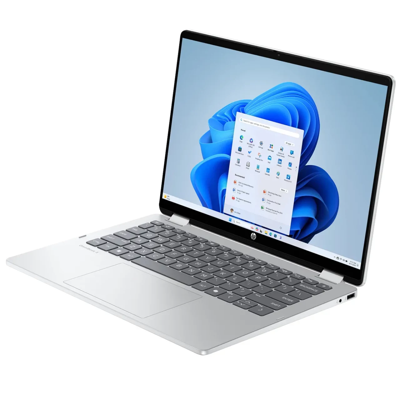 لپ تاپ استوک تبلت شو 14 اینچی اچ‌ پی مدل HP OmniBook 5 Flip 2in1 Core 5 120U 8GB 512SSD