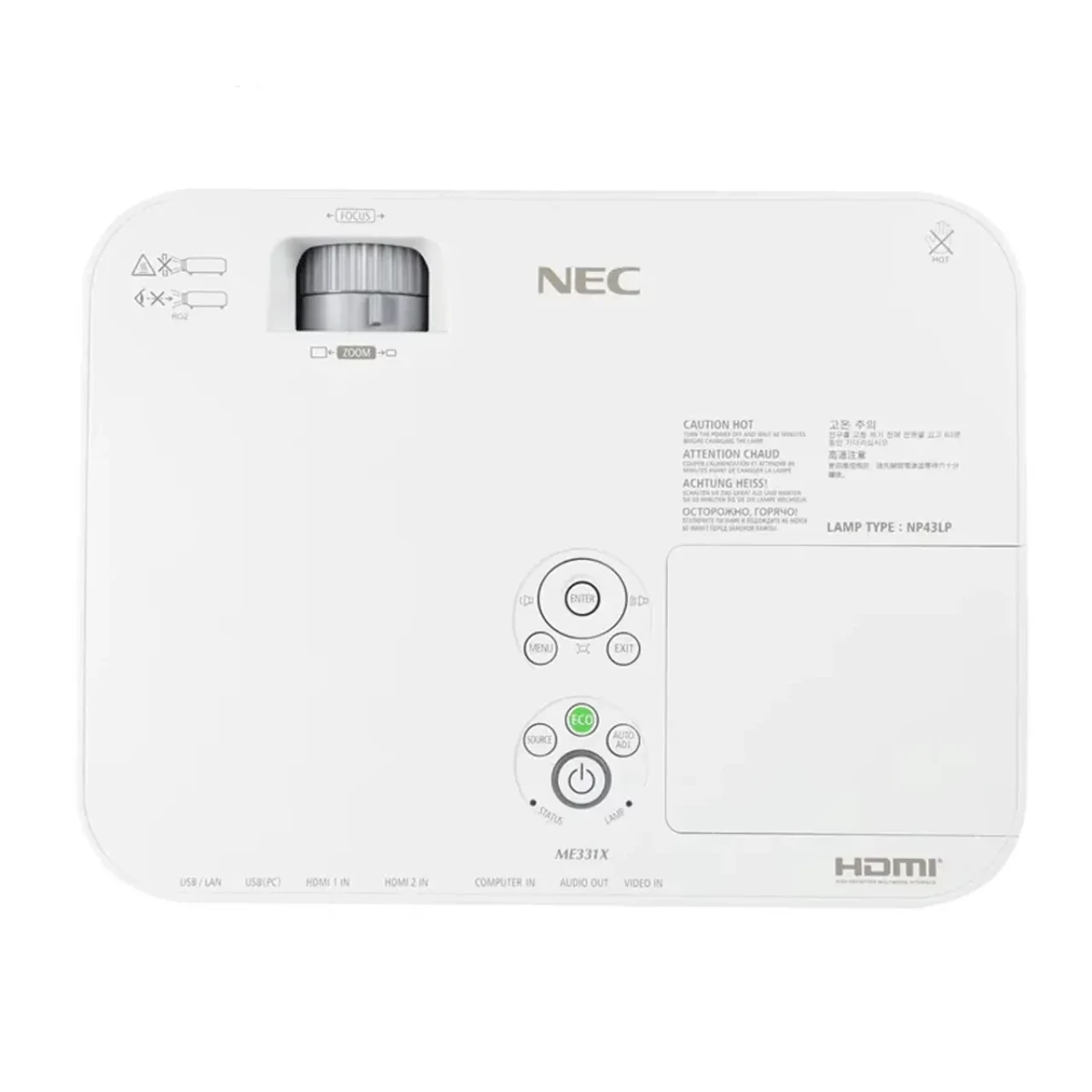ویدئو پروژکتور استوک ان ای سی مدل NEC ME331X