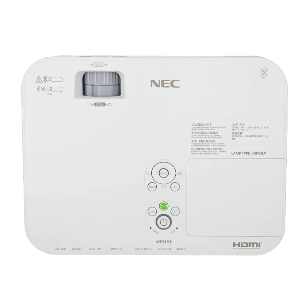 ویدئو پروژکتور استوک ان ای سی مدل NEC ME331W