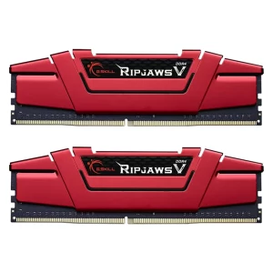 رم استوک دسکتاپ DDR4 دو کاناله 3000 مگاهرتز CL16 جی اسکیل مدل Ripjaws V F4-3000C16D-32GVK ظرفیت 32 گیگابایت
