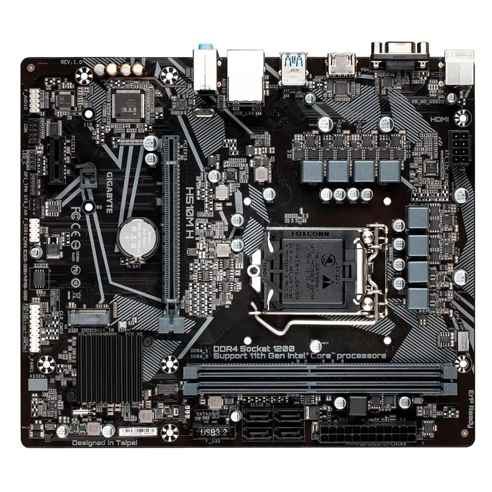 مادربرد استوک گیگابایت مدل GIGABYTE H510M DDR4