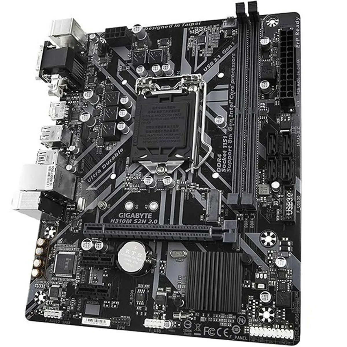 مادربرد استوک گیگابایت مدل GIGABYTE H310M DDR4