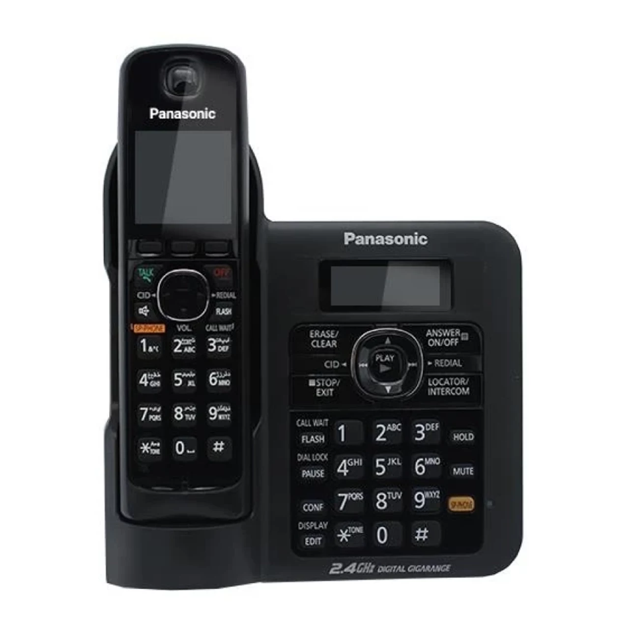 تلفن استوک بی‌سیم پاناسونیک مدل Panasonic KX-TG3821BX