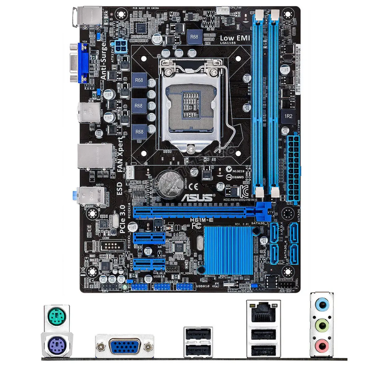 مادربرد استوک ایسوس مدل ASUS H61M DDR3
