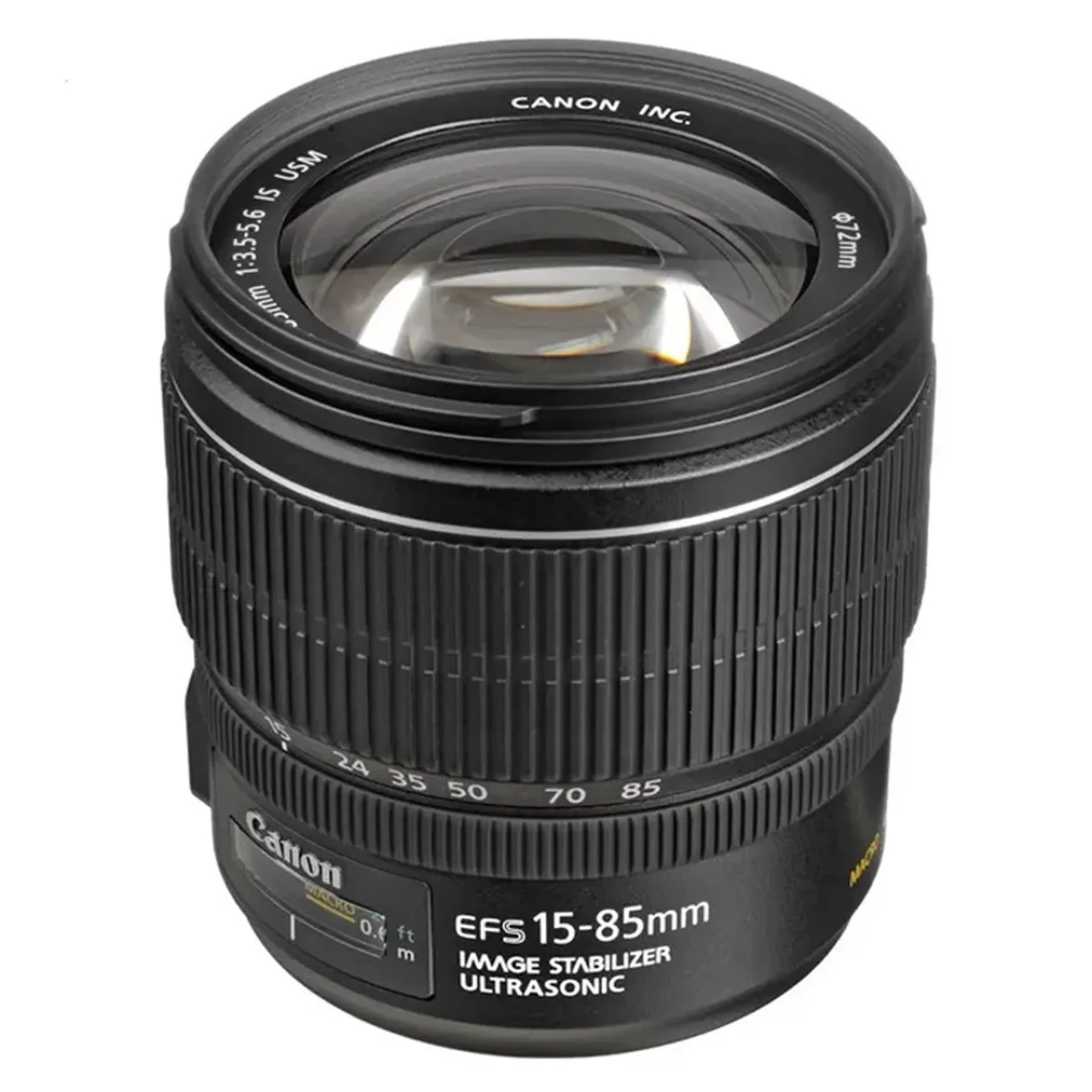 لنز استوک دوربین کانن مدل Canon EF-S 15-85mm f/3.5-5.6 IS USM