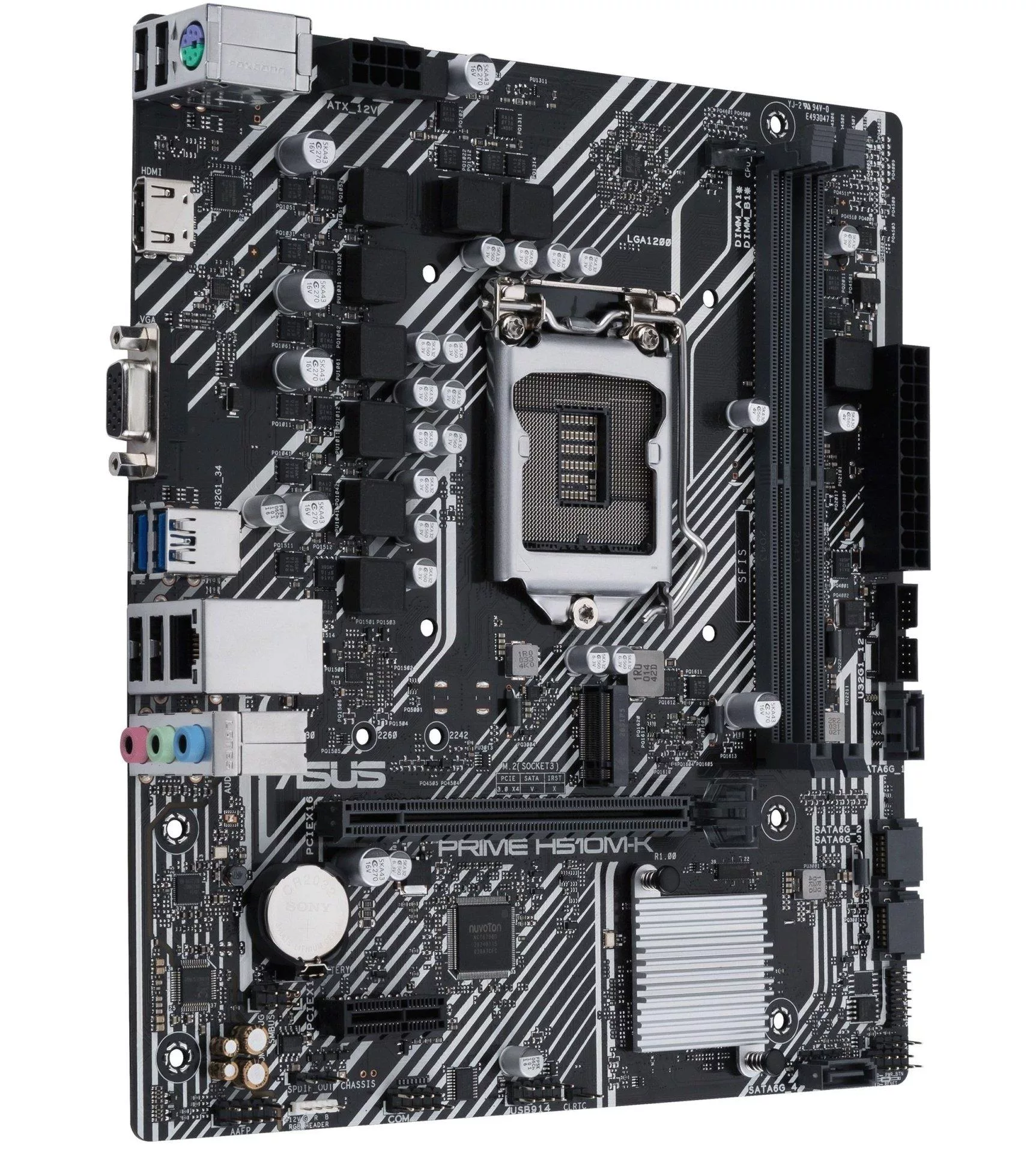 مادربرد استوک ایسوس مدل ASUS H510M DDR4