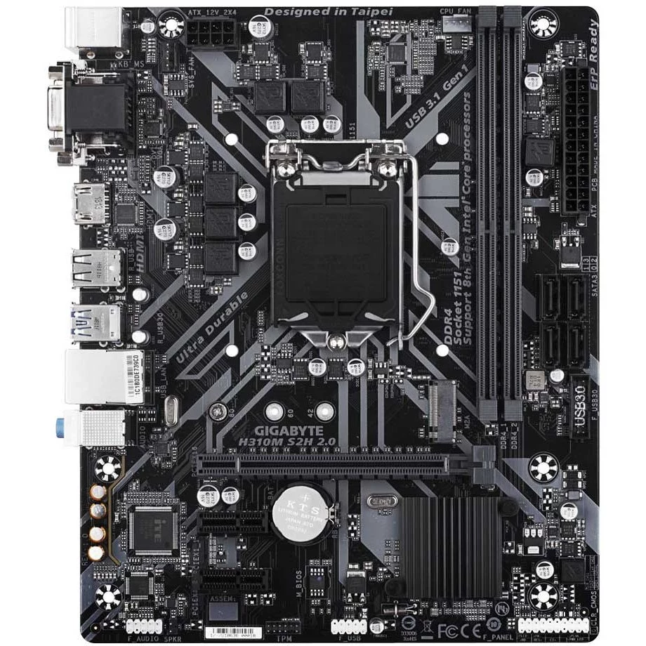 مادربرد استوک گیگابایت مدل GIGABYTE H310M DDR4