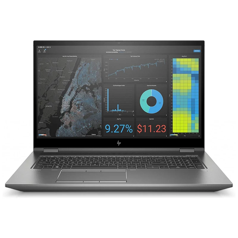 لپ تاپ استوک گرافیک دار 17.3 اینچی اچ پی مدل HP ZBook Fury 17 G7 Core i5 9750H 16GB 256SSD T1000 4GB