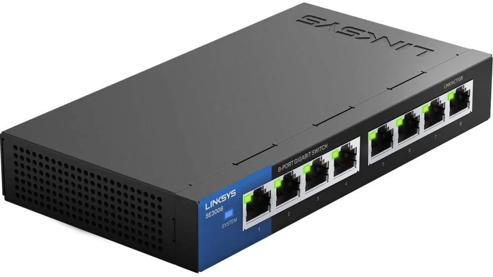 سوئیچ استوک 8 پورت لینک‌سیس مدل Linksys ES3008