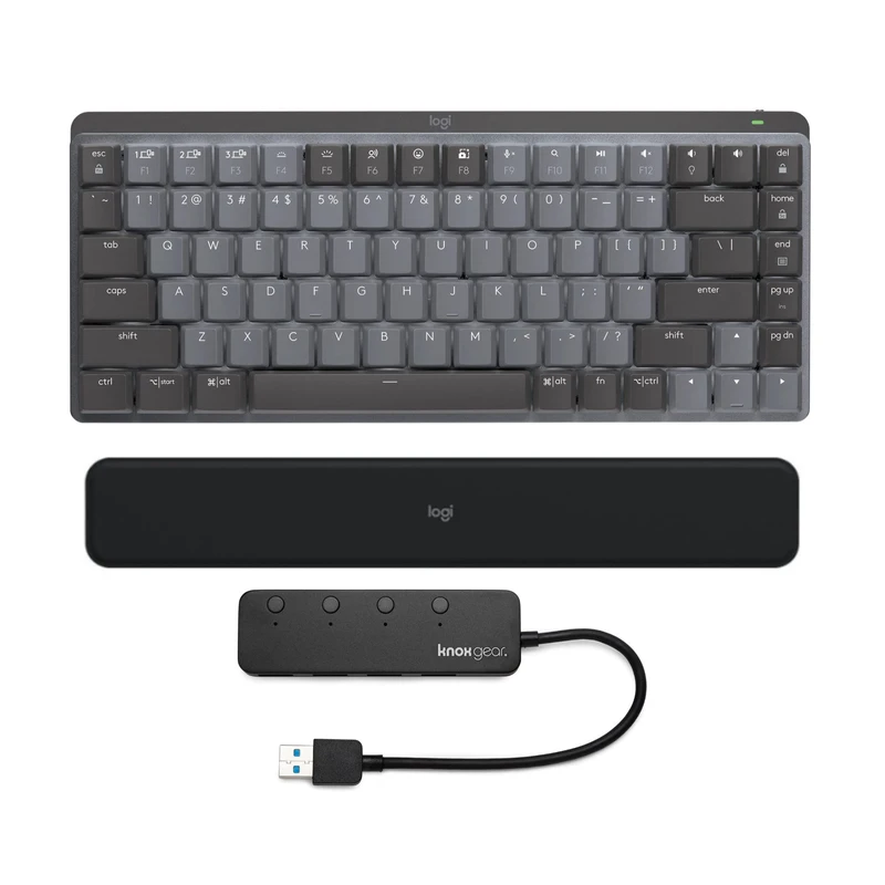 کیبورد استوک گیمینگ بی سیم لاجیتک مدل Logitech MX Mechanical Mini Tactile